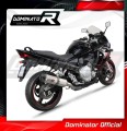 SUZUKI GSXF 650 GSX 650 F 2007 -2016 EXHAUST motorcycle Muffler Auspuff Sportauspuff Silencer Echappement Silencieux Scarico Marmitta Scarichi Escape Wydech Tłumik HP1 Dominator Exhaust System 2