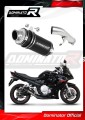 échappement silencieux DOMINATOR GP1 noir compatible avec la moto Suzuki GSXF 650 2007  2016