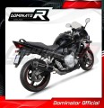 échappement silencieux DOMINATOR HP1 noir compatible avec la moto Suzuki GSXF 650 2007  2016 3