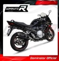 système d’échappement complet avec silencieux DOMINATOR Full System HP1 noir compatible avec la moto Suzuki GSXF 650 2007  2016 3