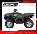 échappement silencieux DOMINATOR P7 noir compatible avec la moto Yamaha YFM 700 GRIZZLY 2007  2015 4