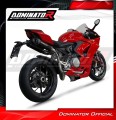 kompletny układ wydechowy z tłumikiem DOMINATOR Full System HP8 CZARNY pasujący do motocykla Ducati Panigale V2 2020 - 2023 5