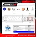 Honda CRF 300L / Rally 2021 - 2023 motorcycle Exhaust Muffler Auspuff Sportauspuff Silencer Echappement Silencieux Scarico Scarichi Escape Wydech Tłumik MX2 BLACK Dominator Exhaust System 4