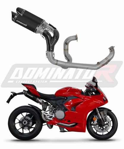 Ducati Panigale V2 2020 - 2023 Full Exhaust System Collector Muffler Silencer Auspuff Sportauspuff Echappement Silencieux Scarico Scarichi Escape Wydech Tłumik HP8 BLACK 7