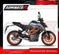 kompletny układ wydechowy z tłumikiem DOMINATOR Full System HP3 CZARNY pasujący do motocykla KTM 390 Duke 2021 - 2023 3