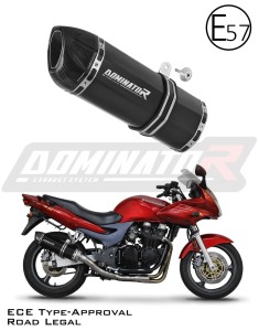 Kawasaki ZR7 / ZR7S 1999 - 2004 EU Approuvé Pot d'échappement Silencieux HP1 NOIR