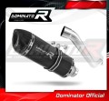 échappement silencieux DOMINATOR homologué HP1 noir compatible avec la moto Kawasaki Z750 2004  2006 2