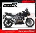 échappement silencieux DOMINATOR homologué HP1 noir compatible avec la moto Kawasaki Z750 2004  2006 4