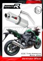 exhaust muffler DOMINATOR homologated road legal OV fits to Kawasaki Z750 2007  2012