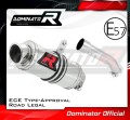 échappement silencieux DOMINATOR homologué GP1 compatible avec la moto Kawasaki ZX10R 2004  2005