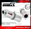 wydech tłumik DOMINATOR Homologowany Owalny pasujący do motocykla Kawasaki ZX6R 1995 - 1997