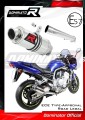 échappement silencieux DOMINATOR homologué GP1 compatible avec la moto Yamaha FZS FAZER 1000 2001  2005