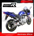 échappement silencieux DOMINATOR homologué GP1 compatible avec la moto Yamaha FZS FAZER 1000 2001  2005 3