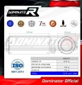 Yamaha YZF R1 1000 RN49 2017 - 2019 Motorcycle EU Approved Street Legal Muffler Auspuff Sportauspuff Silencer Echappement Silencieux Scarico Scarichi Escape Wydech Tłumik GP BLACK Dominator Exhaust System 4