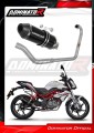 kompletny układ wydechowy z tłumikiem DOMINATOR Full System HP3 CZARNY pasujący do motocykla Benelli BN 125 2018 - 2023