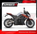 échappement silencieux DOMINATOR GPS compatible avec la moto Kawasaki Z1000 2010  2013 4
