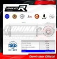 échappement silencieux DOMINATOR rond compatible avec la moto Suzuki SV 650 N 1999  2002 2