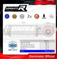 échappement silencieux DOMINATOR rond compatible avec la moto Bajaj Dominar 400 2016  2018 4