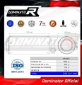 Yamaha YZF R125 2019 -2021 Full  Exhaust System  Muffler Auspuff Sportauspuff Silencer Echappement Silencieux Scarico Scarichi Escape Collector Manifold Wydech Tłumik  GP DOMINATOR 4