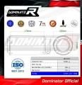 exhaust muffler DOMINATOR GPS fits to Yamaha YZF R6 2017  2023 5