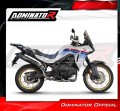 complete exhaust system with muffler DOMINATOR Full System MX2 BLACK fits to Honda XL 750 TRANSALP 2023  4