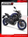 Yamaha MT 07 2014 - 2020 EXHAUST Collector Manifold Full System Muffler Auspuff Sportauspuff Silencer Echappement Silencieux Scarico Scarichi Escape Wydech Tłumik HP8 TITANIUM Dominator Exhaust System 4