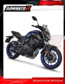 système d’échappement complet avec silencieux DOMINATOR Full System HP8 noir compatible avec la moto Yamaha MT 07 TRACER 2016  2019 5