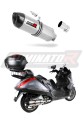 échappement silencieux DOMINATOR HP1 compatible avec la moto Aprilia Atlantic 500 Sprint  5