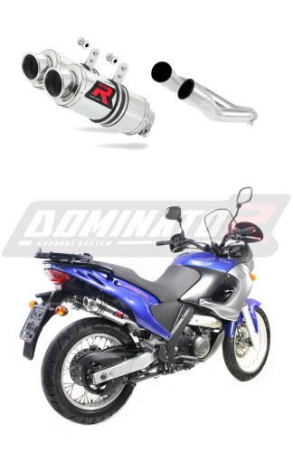 échappement silencieux DOMINATOR GP1 compatible avec la moto Aprilia Pegaso 650 1997  2000 5