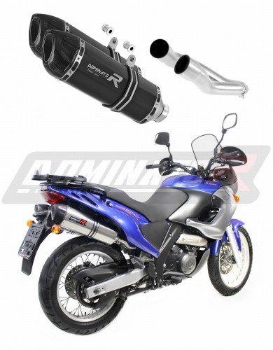 échappement silencieux DOMINATOR HP1 noir compatible avec la moto Aprilia Pegaso 650 1997  2000 3