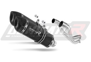 Aprilia Pegaso 650 Strada 2005 - 2006 Pot d'échappement Silencieux HP1 NOIR + dB killer medium