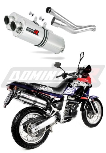 échappement silencieux DOMINATOR ovale compatible avec la moto Aprilia Pegaso 650 GA 1992  1996 5