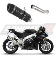 échappement silencieux DOMINATOR HP1 noir compatible avec la moto Aprilia RSV 4 R APRC Factory 2011  2015 3