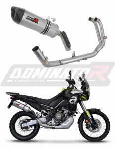Aprilia Tuareg 660 2021 - 2023 Ligne complète d'échappement Collecteur Silencieux HP6 + dB killer medium