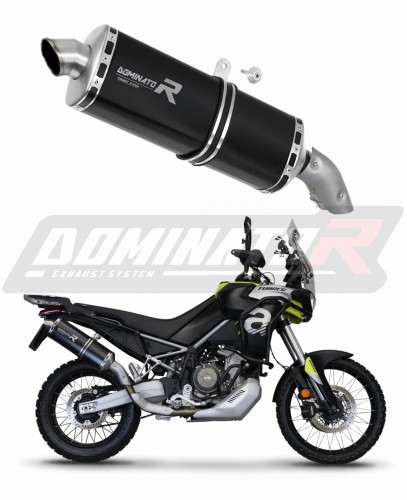 wydech tłumik DOMINATOR P7 CZARNY pasujący do motocykla Aprilia Tuareg 660 2021 - 2023 6