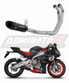 complete exhaust system with muffler DOMINATOR Full System HP8 BLACK fits to Aprilia RS 660 2020  2024 6