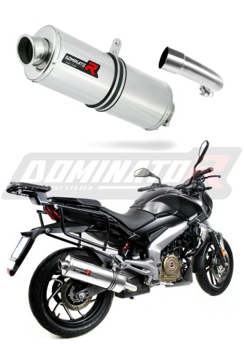 échappement silencieux DOMINATOR ovale compatible avec la moto Bajaj Dominar 400 2016  2018 5