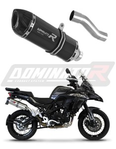 Benelli TRK 502X 2018 - 2021 Pot d'échappement Silencieux HP1 NOIR + dB killer medium