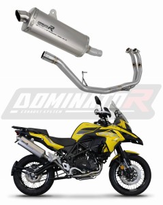 Benelli TRK 502 X 2022 - 2023 Ligne complète d'échappement Collecteur Silencieux Titane P7 + dB killer medium