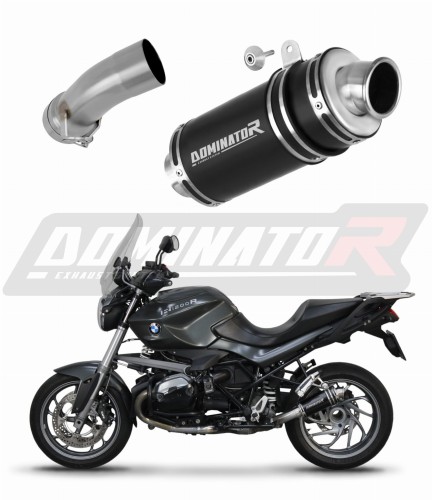 exhaust muffler DOMINATOR GP1 BLACK fits to BMW R1200R 2010  2014 6