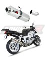 échappement silencieux DOMINATOR ovale compatible avec la moto BMW K1200R 2005  2009 6