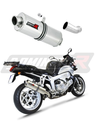 échappement silencieux DOMINATOR ovale compatible avec la moto BMW K1200R 2005  2009 6