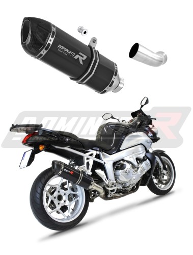échappement silencieux DOMINATOR HP1 noir compatible avec la moto BMW K1200R 2005  2009 6