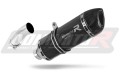 wydech tłumik DOMINATOR HP1 CZARNY pasujący do motocykla BMW F800GS 2008 - 2017 2