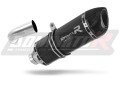 échappement silencieux DOMINATOR HP1 noir compatible avec la moto BMW F800S 2006  2012 2