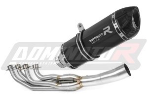 BMW K1200RS 2001 - 2003 Ligne complète d'échappement Collecteur Silencieux HP1 NOIR + dB killer medium