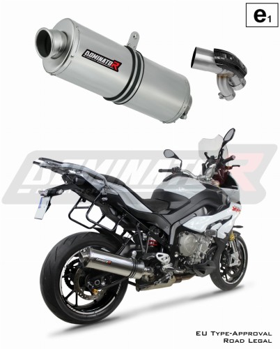 S1000XR Exhaust BMW Homologated EC Type approval  Street legal Approval Certificate Muffler Auspuff Sportauspuff Silencer Echappement Silencieux Scarico Scarichi Escape Wydech Tłumik OVAL 2015 - 2019 Dominator x