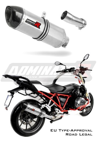 DOMINATOR HP1 Exhaust Silencer/Muffler For KTM 690 ENDURO R (2019-2020) - Stainless Steel, Carbon End Cap