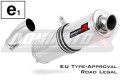 F800GS Adventure Exhaust BMW Homologated EC Type approval  Street legal Approval Certificate Muffler Auspuff Sportauspuff Silencer Echappement Silencieux Scarico Scarichi Escape Wydech Tłumik ROUND 2008 - 2017 Dominator x