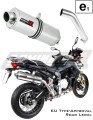 F850GS Adventure Exhaust BMW Homologated EC Type approval  Street legal Approval Certificate Muffler Auspuff Sportauspuff Silencer Echappement Silencieux Scarico Scarichi Escape Wydech Tłumik OVAL 2018 - 2020 Dominator x